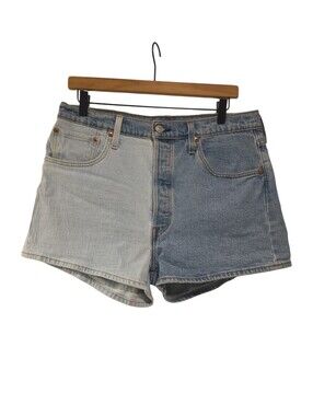 Levi's, 501 Shorts, 2 Toned Jean Shorts, Mild Stretch, Women's Sz 32, L- 15 Inch